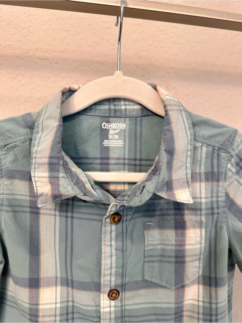 Toddler Boy Short Sleeve Button Up Shirt